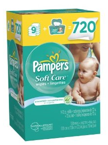 Pampers SoftCare Unscented Wipes