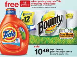 Bounty Paper Towels on Sale