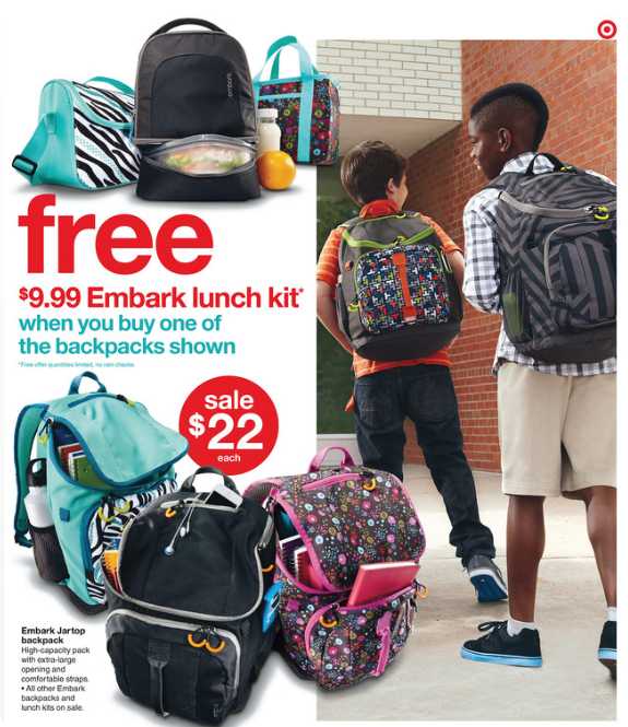 Target Back to School Deals 7/22
