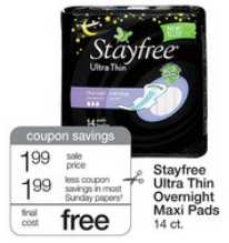 Stayfree Coupon