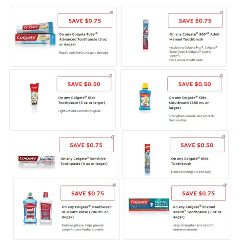 Colgate Coupons 2017 for Toothpaste, Mouthwash, Toothbrushes & More!