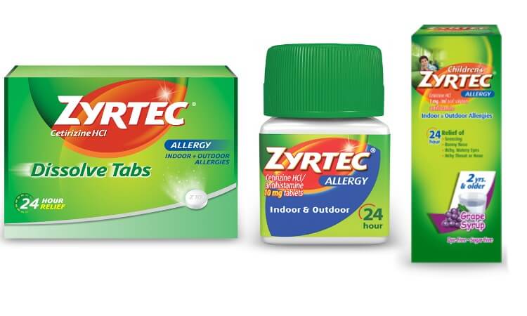 Zyrtec Coupons 2017 Allergy Medication For Adults And Children 