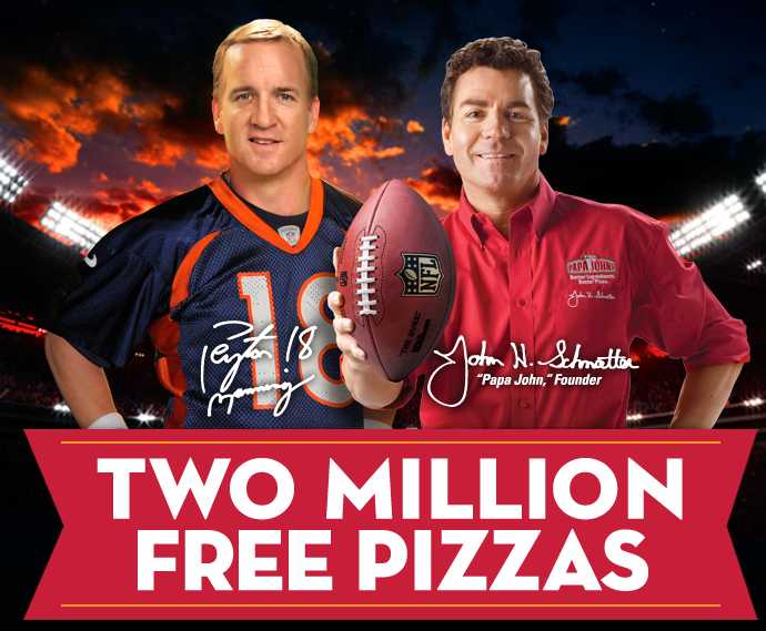 Papa Johns Free Pizza Giveaway