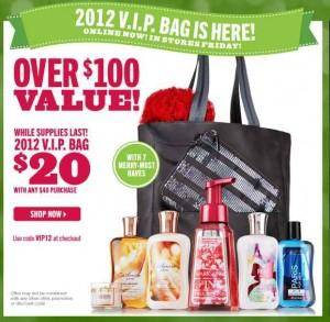 Bath & Body Works Black Friday VIP Bag