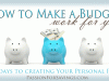 how to make a budget