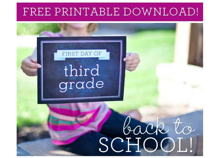 printable back to school signs