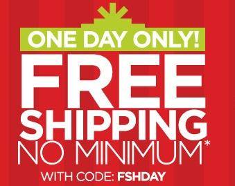 ... free shipping day jcpenney is offering free shipping on everything