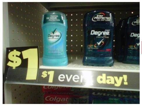 Degree Deodorant Coupon | FREE at Dollar General