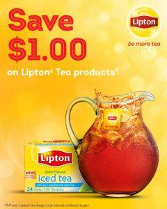 Lipton Tea Coupon |$1.00 Off &amp; FREE Sample! - Passion for Savings
