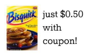 New Bisquick Coupon | $0.50/Box at Walgreens!