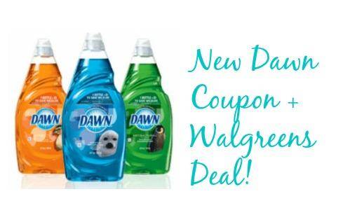 New Dawn Dish Soap Coupon | $0.74 at Walgreens!