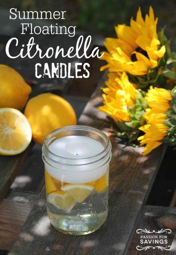 How to make Citronella Candles with Young Living Oil
