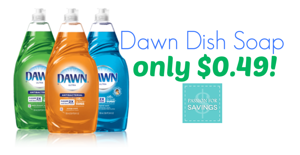 Dawn Dish Soap Coupons 0 49 At Walgreens Passion For Savings