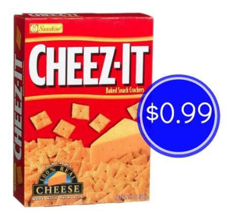 Printable Cheez-It Coupons | $0.99 per Box at Safeway!