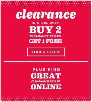 Old Navy Clearance: Buy 2 Get 1 Free on All Clearance Items in Stores!