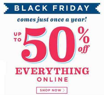 Old Navy Black Friday Sale Online | 50% off EVERYTHING!