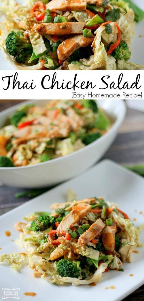 Easy Thai Chicken Salad Recipe!