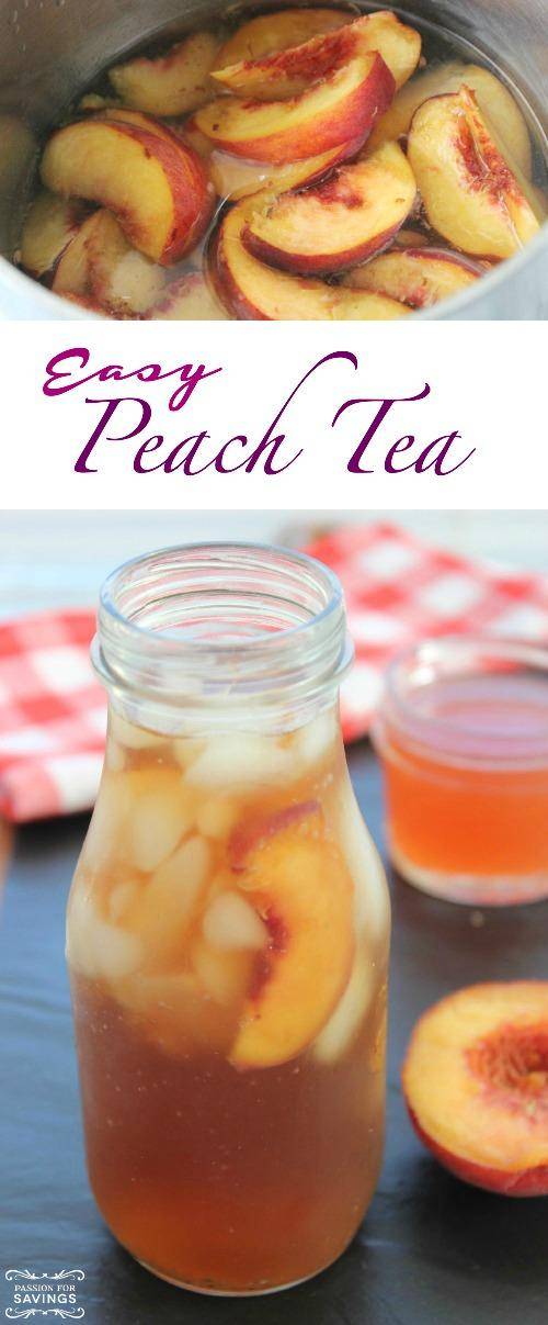 Easy Peach Tea Recipe