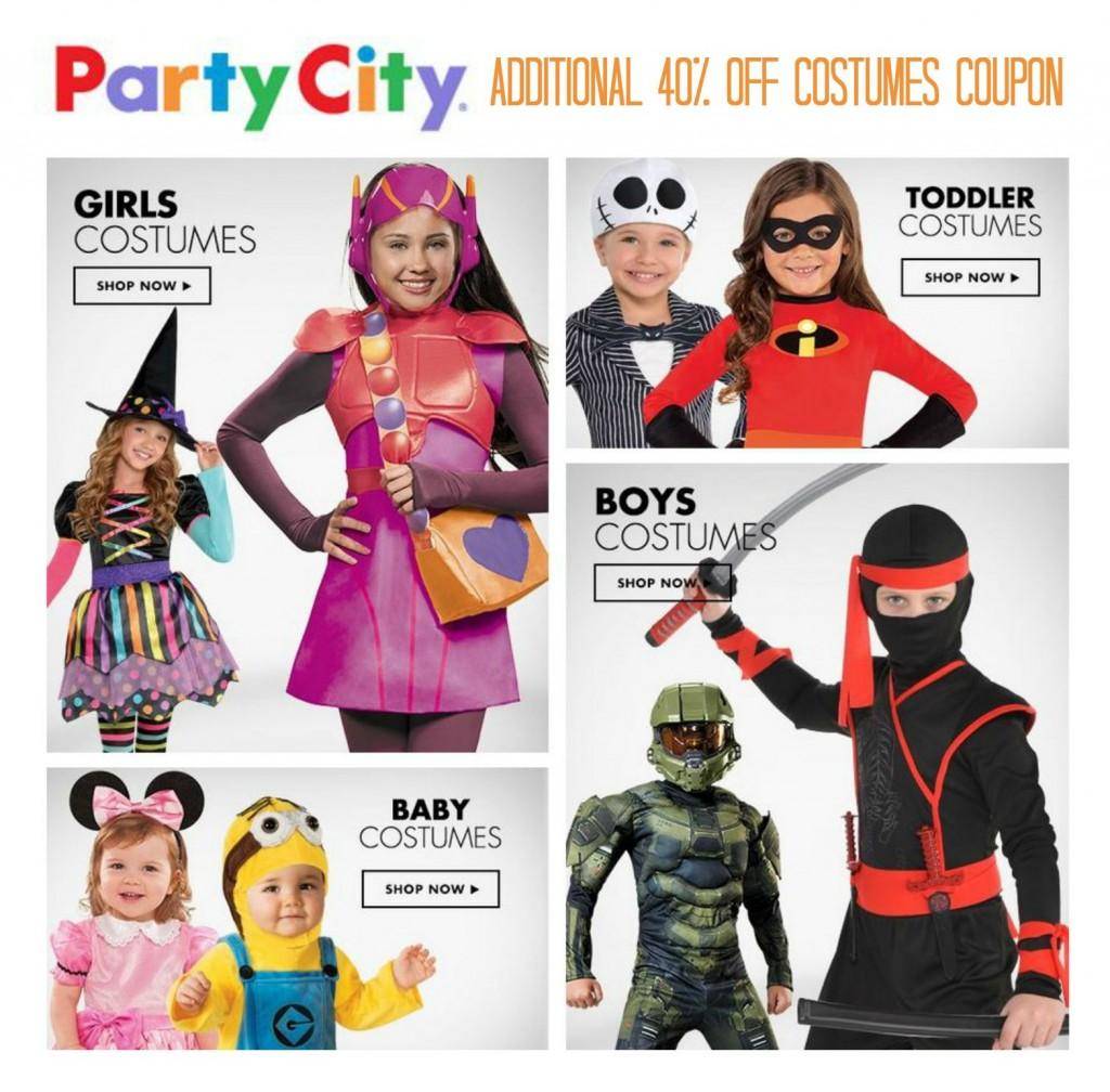 Party City Halloween Costume Coupon 40 Off Today!