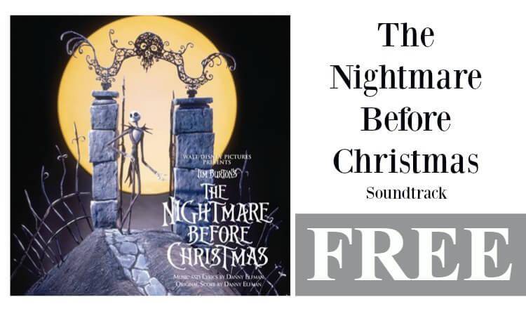 Download the Nightmare Before Christmas Soundtrack FREE Go