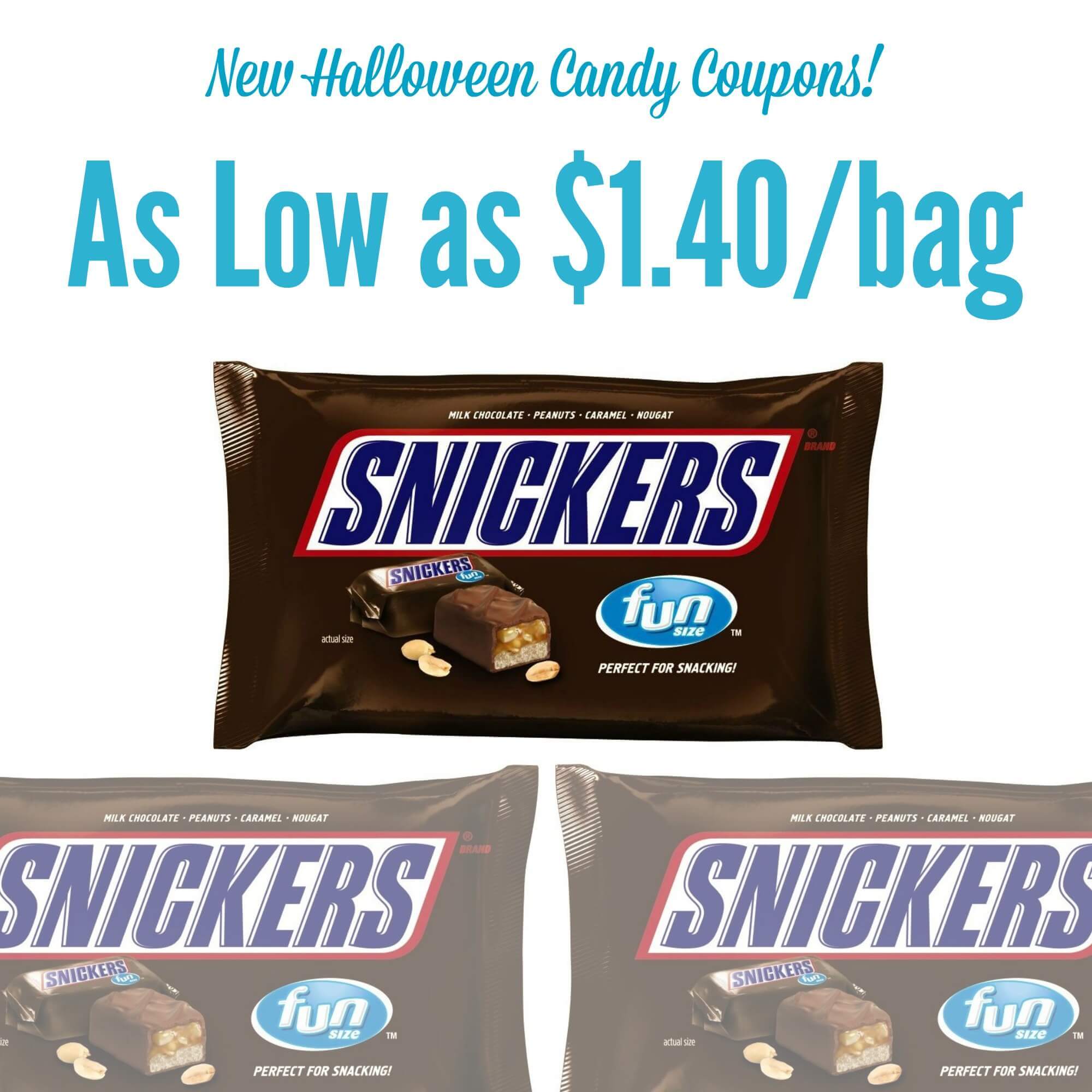 NEW Snickers M M Coupons 1 40 Per Bag 
