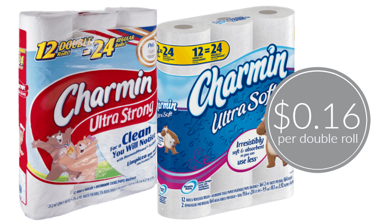 Charmin Ultra Soft &amp; Strong Coupon | $0.16 per Double Roll!