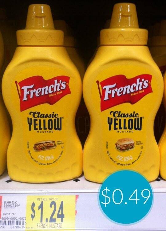 6 New French's Mustard Coupons | $0.49 at Walmart!
