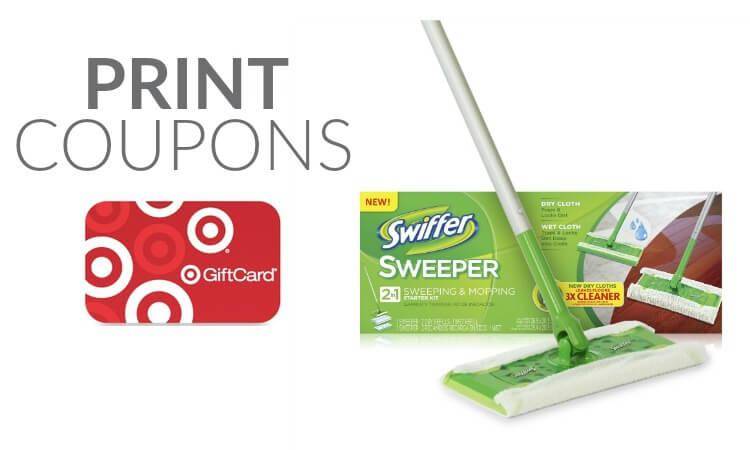 Printable Swiffer Products Coupons 10 Gift Card Deal At Target 