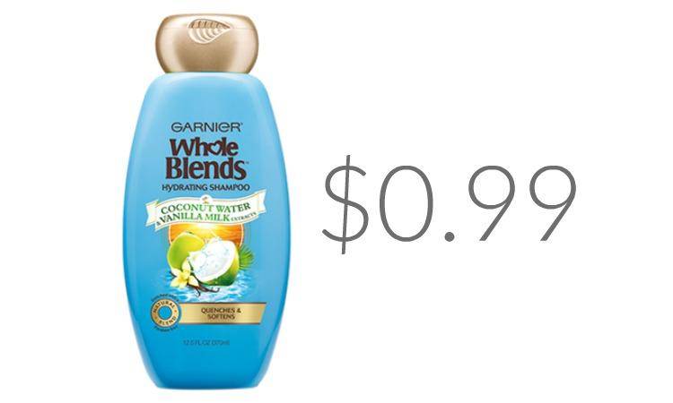 Garnier Whole Blends Coupon | $0.99 Shampoo &amp; Conditioner!