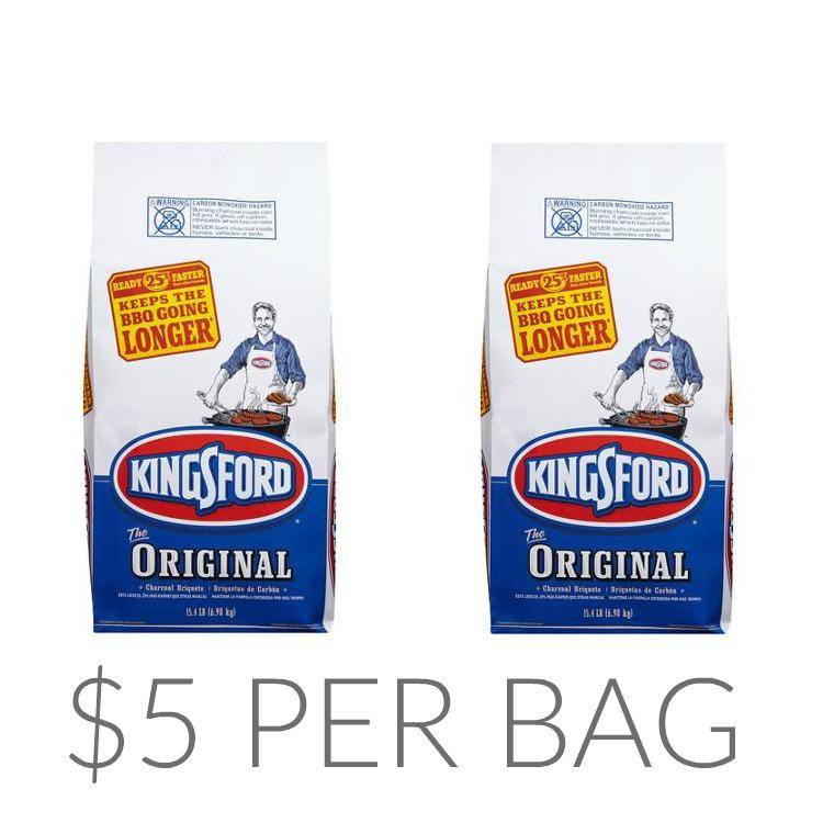15.4 lb. Kingsford Charcoal Bags Only 5!