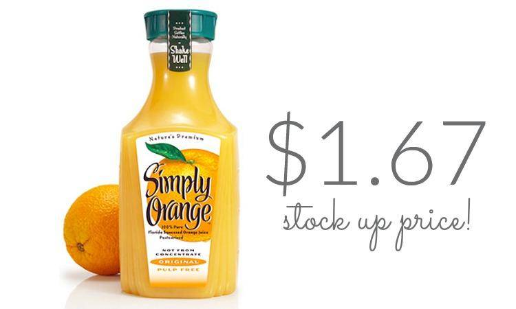 Orange juice coupons