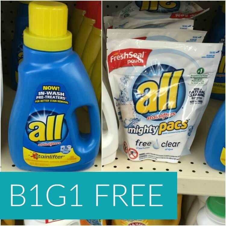 B1G1 FREE All Laundry Detergent At Walgreens 