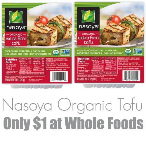 Nasoya Organic Tofu Only $1 at Whole Foods!