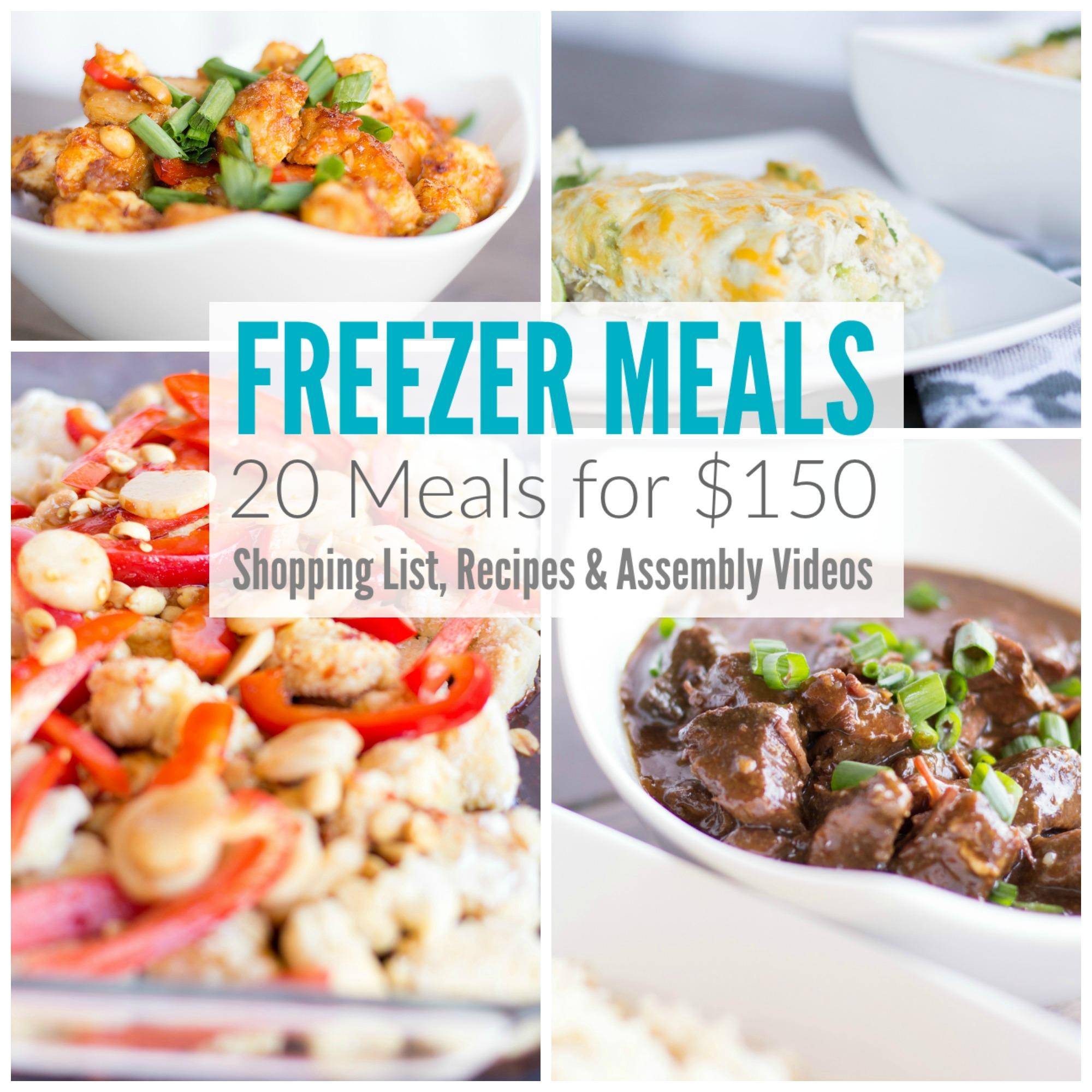 Freezer Meals | Make Ahead Meals for your Crockpot - Passion for Savings