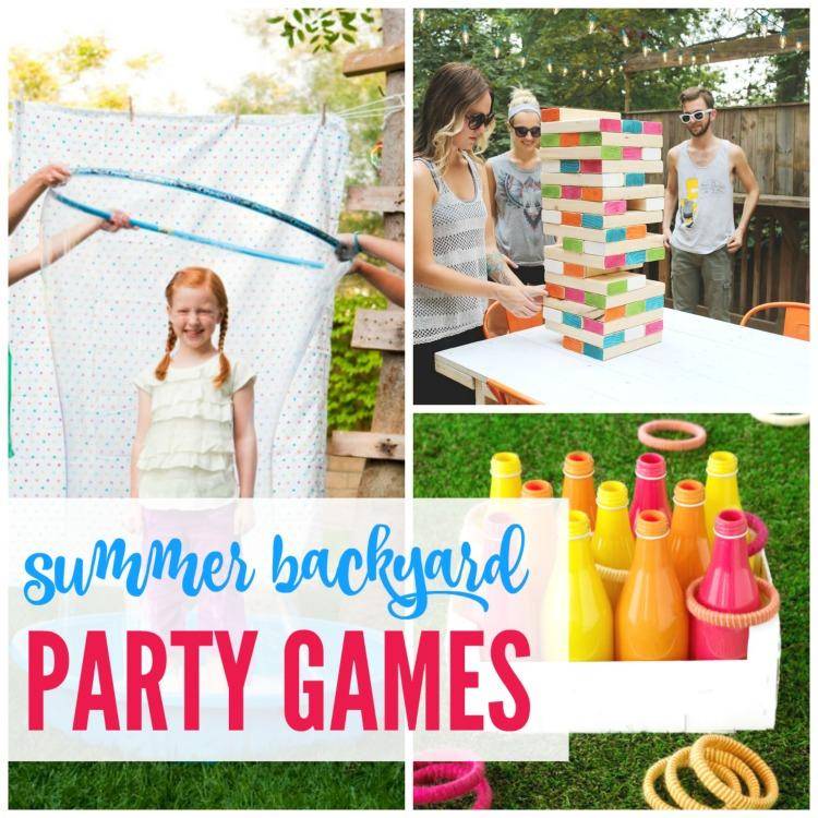 Summer Backyard Party Games