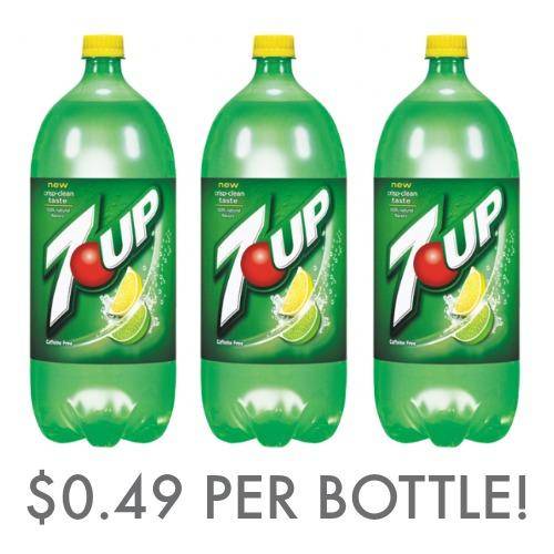 7Up Brand 2 Liters Coupons | $0.49 at Walgreens!