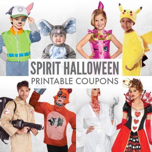 Spirit costumes coupon