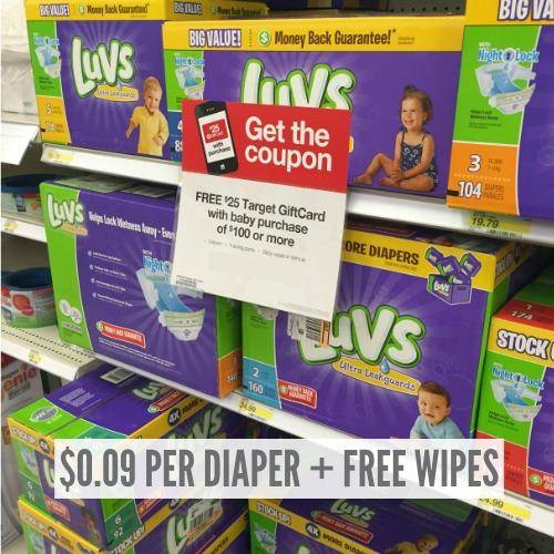 Boxes of Luvs Diapers over $9 off + FREE Pampers Wipes! - Passion for Savings