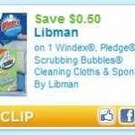 Scrubbing Bubbles, Pledge, Windex Sponge Coupon