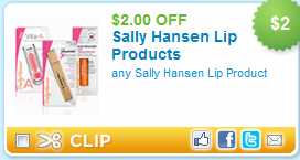 Sally Hansen Lip Product Coupon