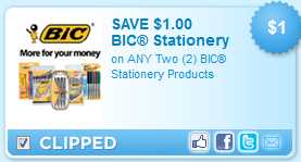 Bic Printable Coupon