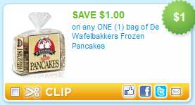 De Wafelbakkers Frozen Pancakes Coupon