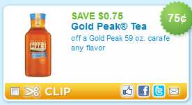 Gold Peak Tea Printable Coupon