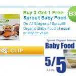 Sprout Baby Food Coupon Sprout Baby Food Coupon