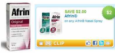 Afrin Coupon | Only $2.38 at Walmart! - Passion for Savings