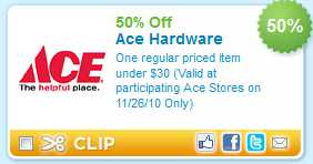 Ace Hardware Coupon