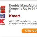 Kmart Double Coupons
