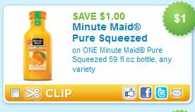 Minute Maid Orange Juice Coupon