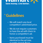 Walmarts Price Match Policy 2012