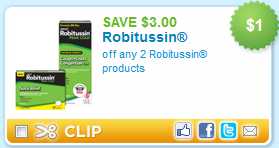 Robitussin Coupon Robitussin Coupon